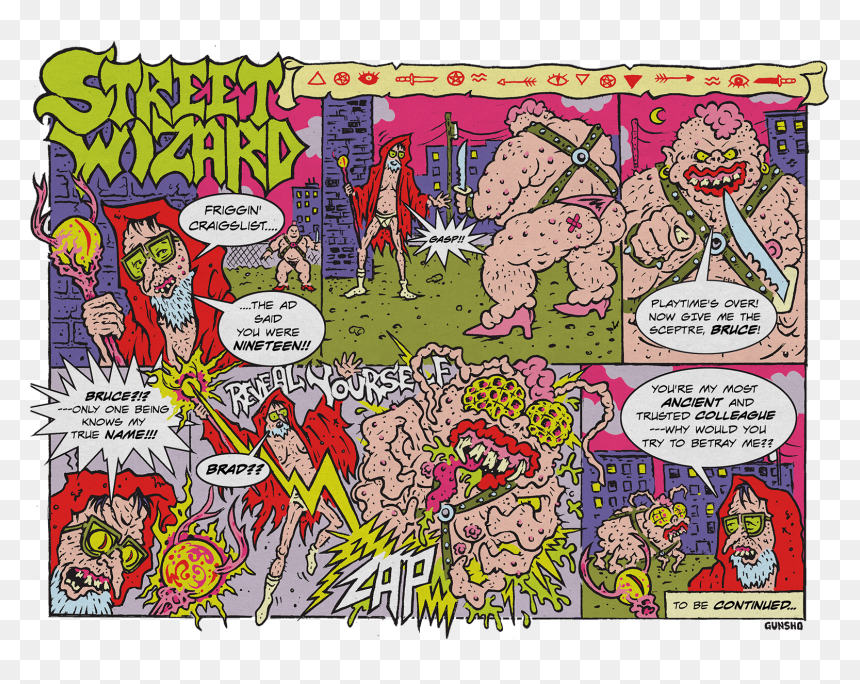 Street Wizard By James-quigley - Comics, HD Png Download - adult swim png