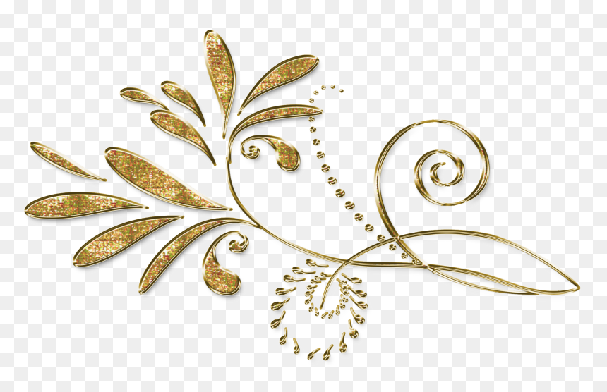 #cuorelucymy #lucymy #mialu #swirl #oro #gold #corner - Motif, HD Png Download - gold corner png