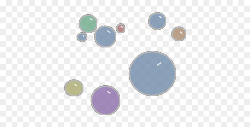 Circle, HD Png Download - colorful bubbles png