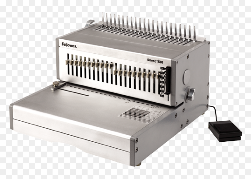 Fellowes Plastic Spiral Binding Machine Orion 500e - Fellowes Orion 500 Binding Machine, HD Png Download - spiral binding png