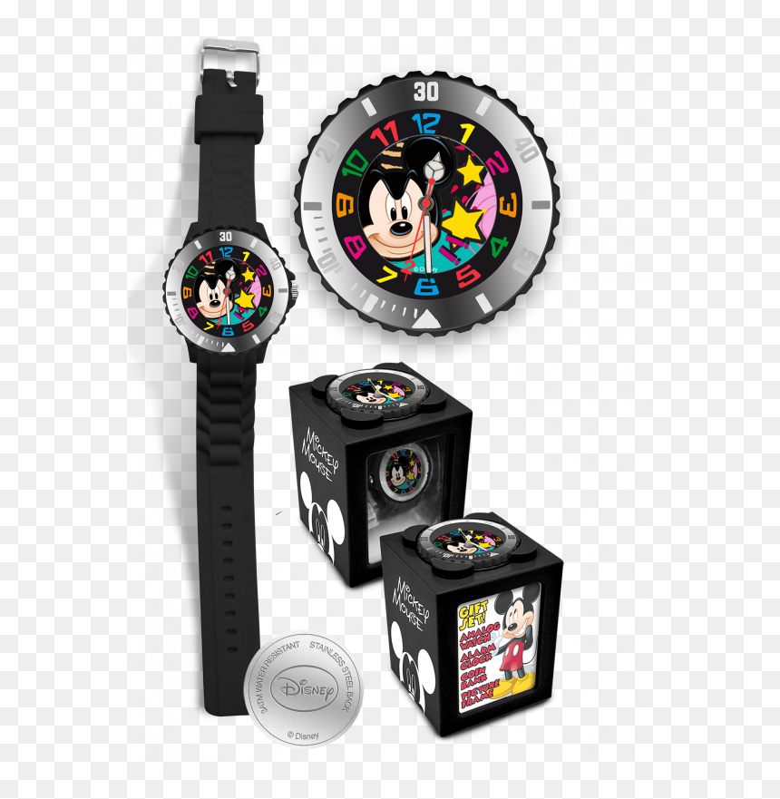 Analog Watch, HD Png Download - mickey mouse frame png