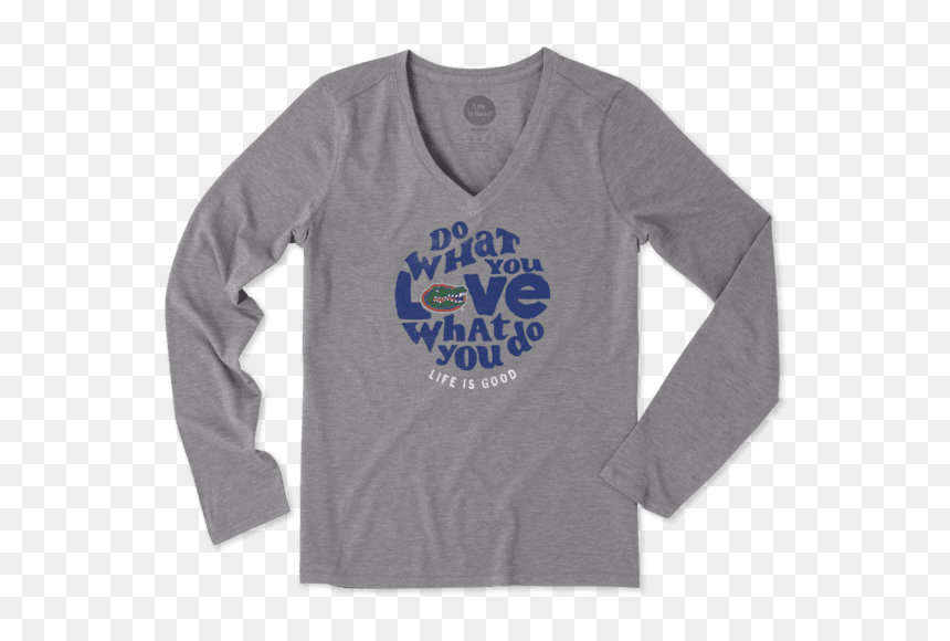 Women"s Florida Gators Retro Dwyl Circle Long Sleeve - Long-sleeved T-shirt, HD Png Download - gator hat png