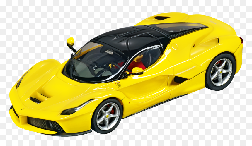 30681 Car Laferrari Yellow - Yellow Toy Car Png, Transparent Png - yellow car png