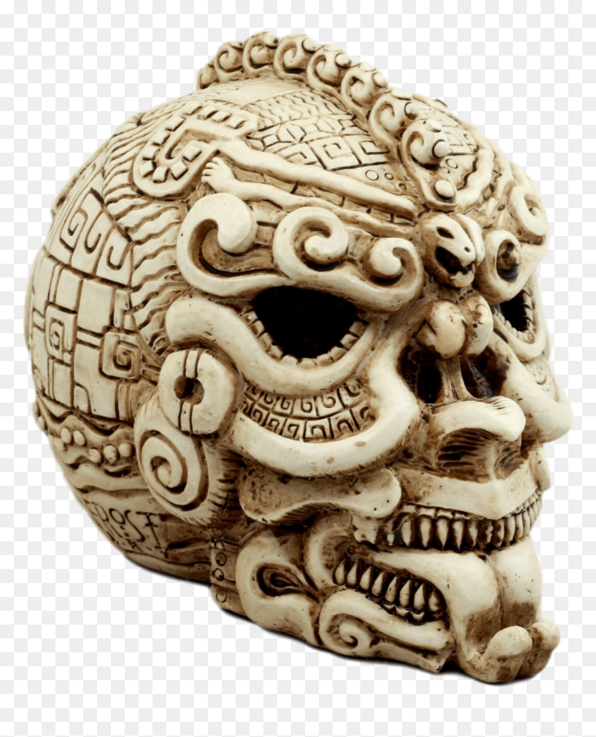 Quetzalcoatl Skull - Quetzalcoatl Statye, HD Png Download - quetzalcoatl png