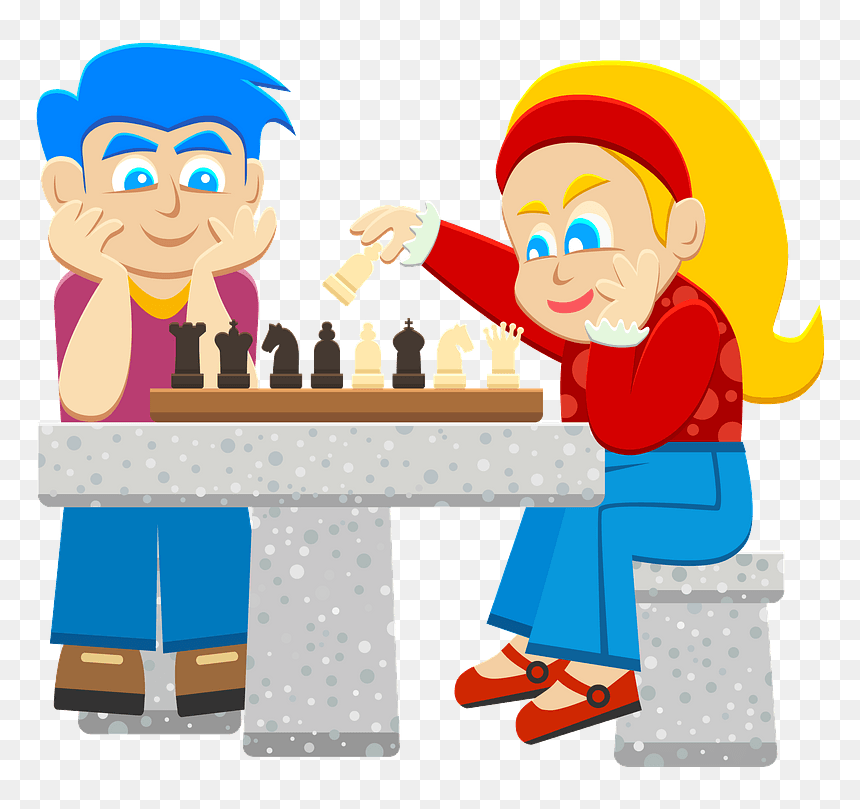 Kids Playing Chess Clipart - Bajkowy Świat Szachów, HD Png Download - kids playing clipart png
