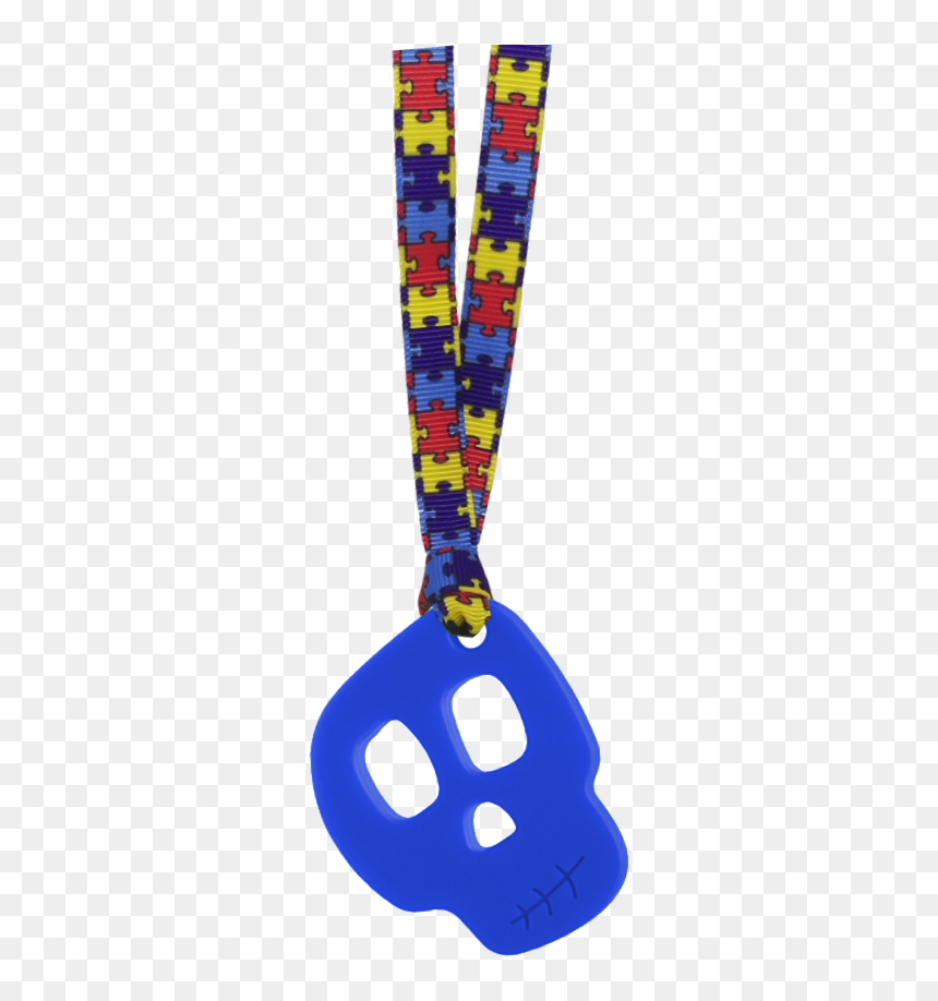 Skull Pendant - Medal, HD Png Download - blue skull png