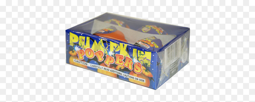 Poppers Pumpkin - Box, HD Png Download - party poppers png