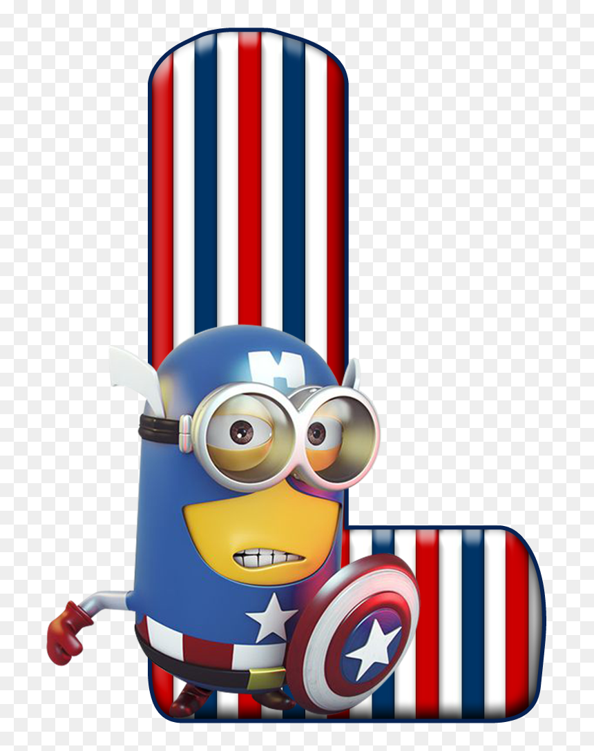 Captain America Minion Png Clipart , Png Download - Minion Captain America, Transparent Png - minion png images