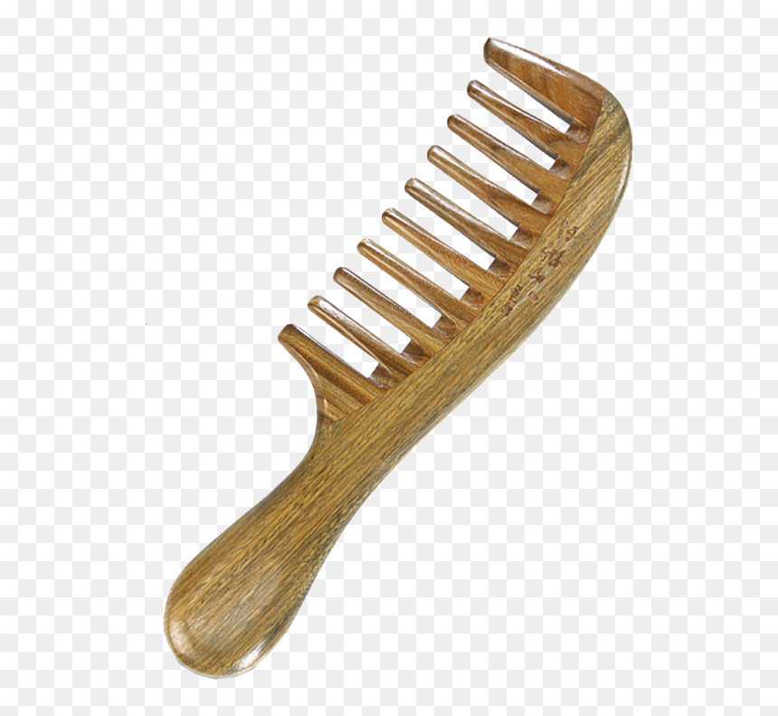 Small Plum Green Sandalwood Comb Home Big Hair Comb - Brush, HD Png Download - hair comb png