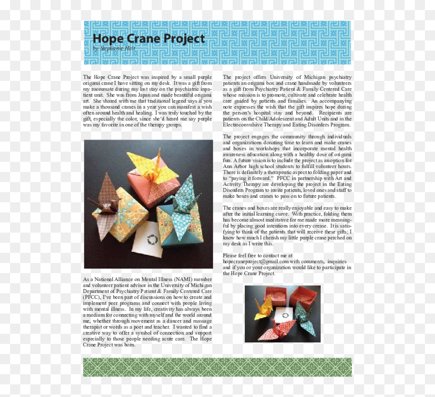Origami Paper, HD Png Download - origami crane png