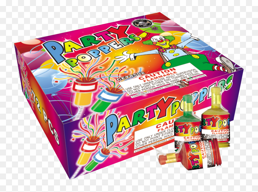 Party Popper, HD Png Download - party poppers png
