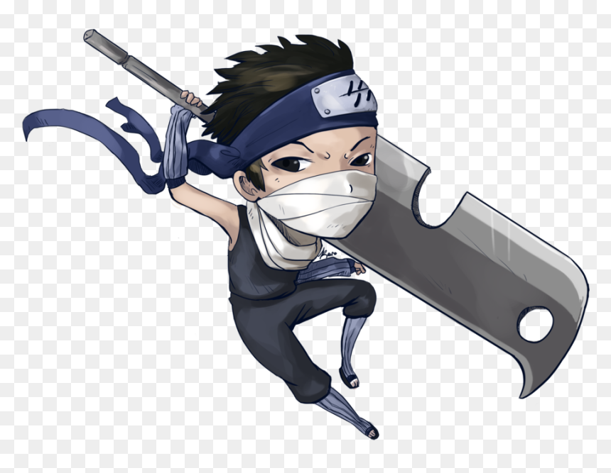 Zabuza Chibi, HD Png Download - naruto chibi png