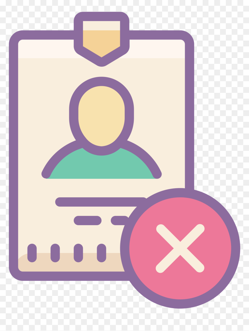 This Looks Like A Clipboard With A Person"s Face On - Not Verified Icon Png, Transparent Png - verified png