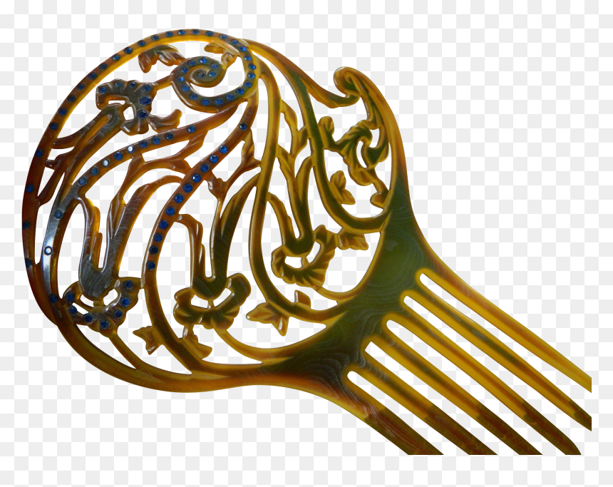 Celluloid Hair Comb - Illustration, HD Png Download - hair comb png