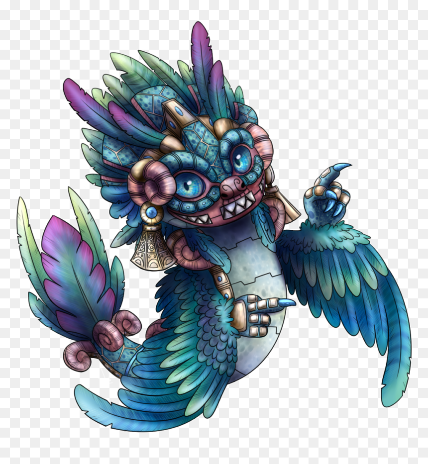 Quetzalcoatl Chibi, HD Png Download - quetzalcoatl png