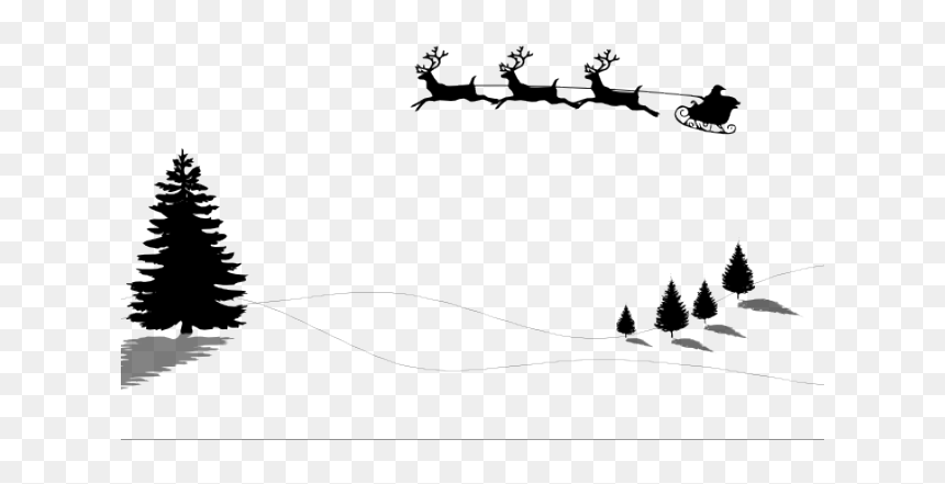 Santas Sleigh Clipart - Christmas Wishes In Hd, HD Png Download - santas sleigh png