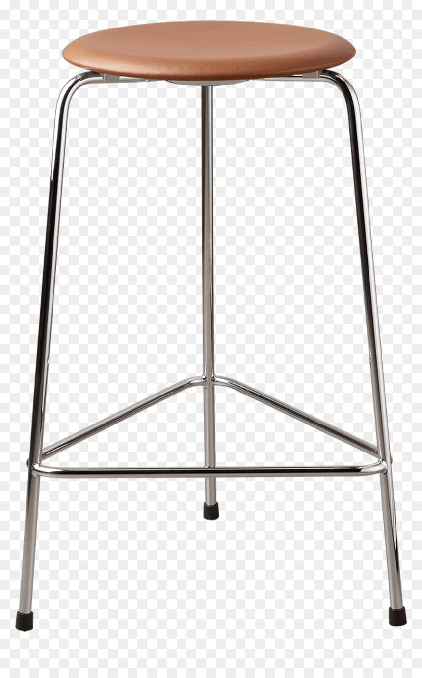 High Dot Stool In Wild Walnut - Arne Jacobsen Bar Stool, HD Png Download - bar stool png
