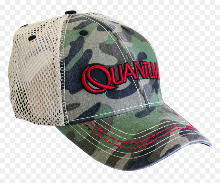 Quantum® Camo Hat Primary View - Baseball Cap, HD Png Download - fishing hat png
