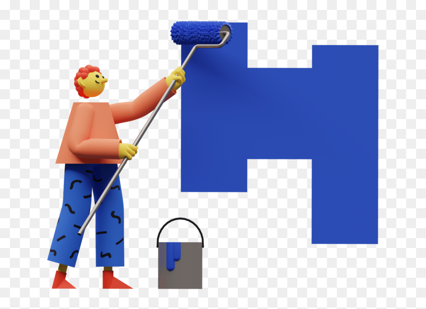 2 - Paint Roller, HD Png Download - handyman tools png