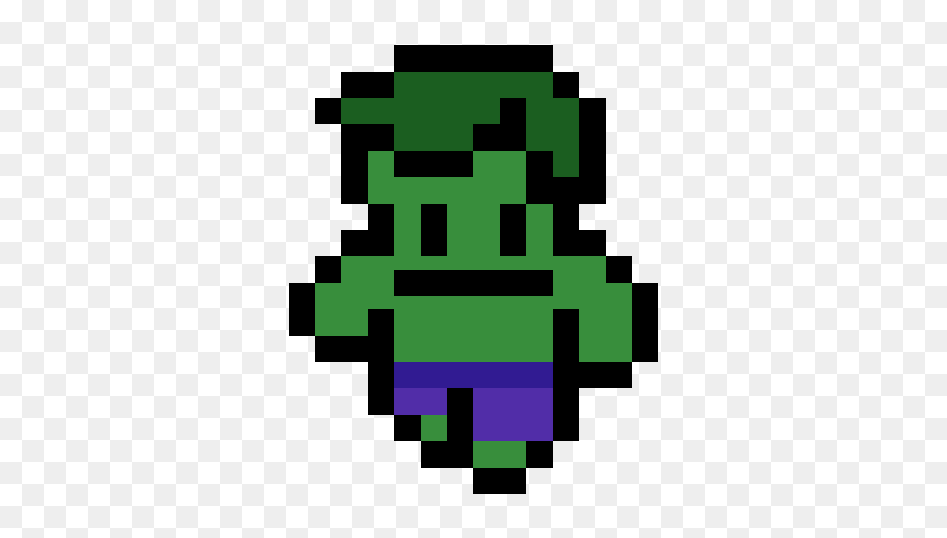 Hlk Perler Bead Pattern, HD Png Download - the incredible hulk logo png