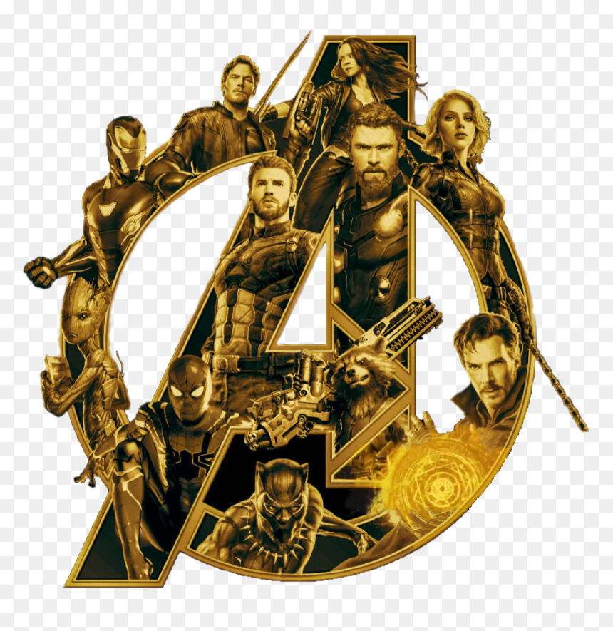 Tee Shirt Femme Avengers, HD Png Download - infinity war logo png