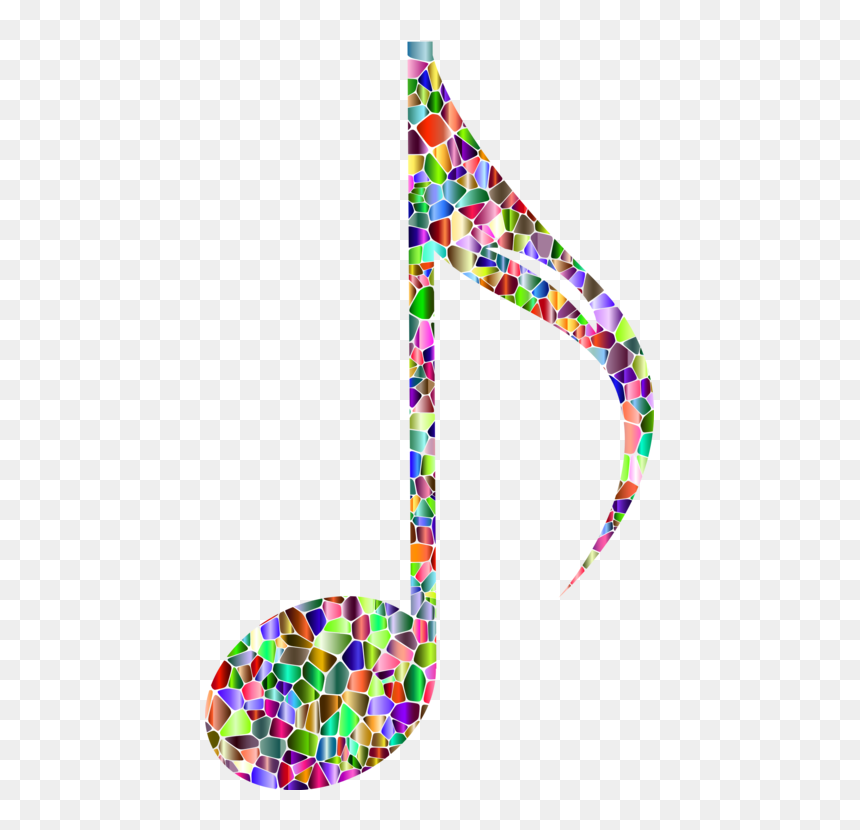 All Photo Png Clipart - Rainbow Music Note Clipart, Transparent Png - colorful music notes on a staff png
