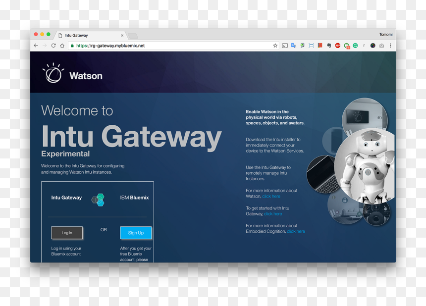 Ibm Watson Intu - Nao Robot, HD Png Download - ibm watson logo png
