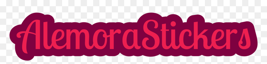 Alemorastickerstext - Graphic Design, HD Png Download - hello my name is sticker png