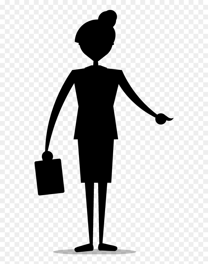 Standing Clipart Human Behavior Clip Art, HD Png Download - standing silhouette png