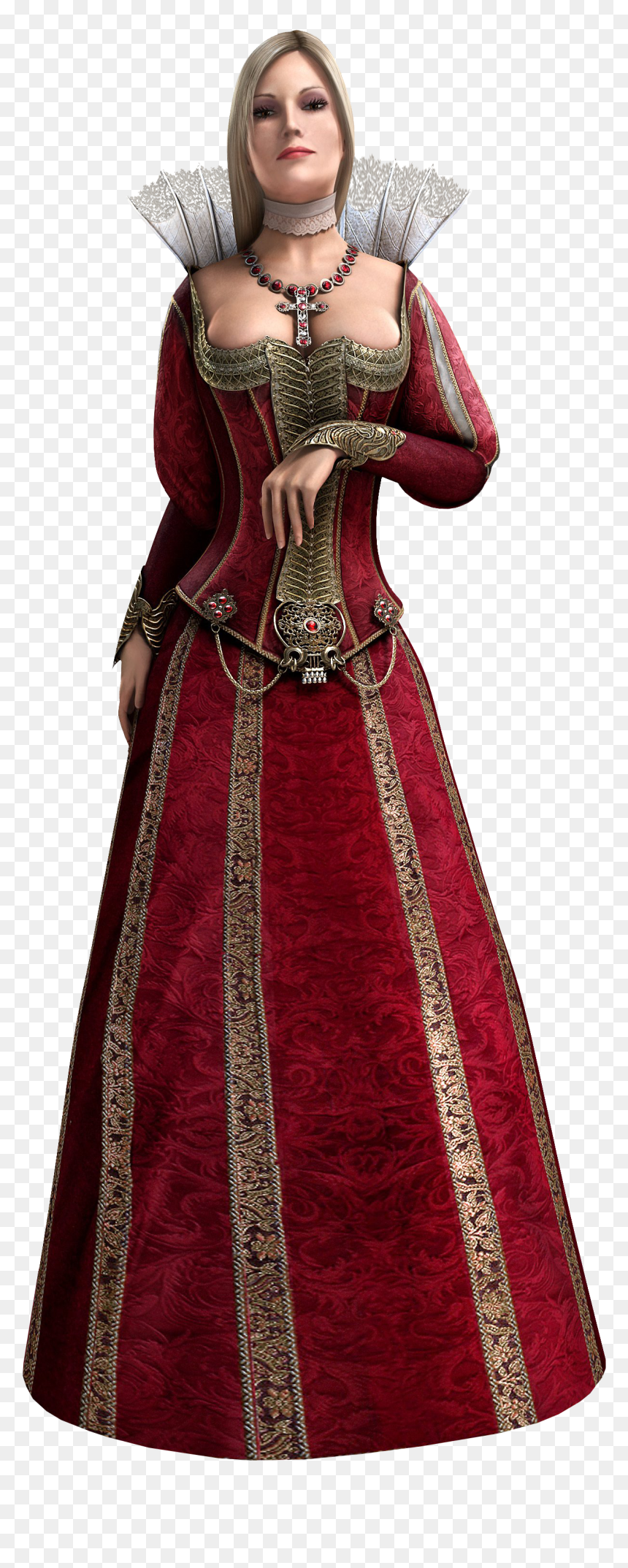  - Lucrezia Borgia Assassin's Creed Brotherhood, HD Png Download - ezio auditore png