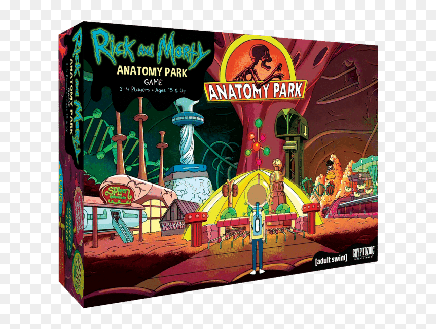 Rick And Morty Anatomy Game, HD Png Download - adult swim png