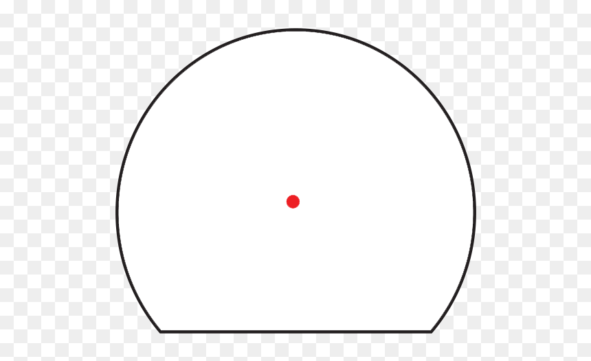Circle, HD Png Download - red dot sight png