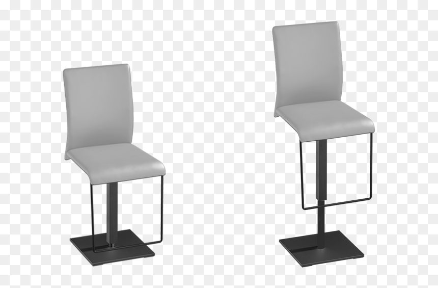 Bar Stool With Height Adjustment - Chair, HD Png Download - bar stool png