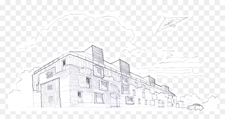 Reform Of The Old Bread Industrial Building Of The - Illustration, HD Png Download - old building png