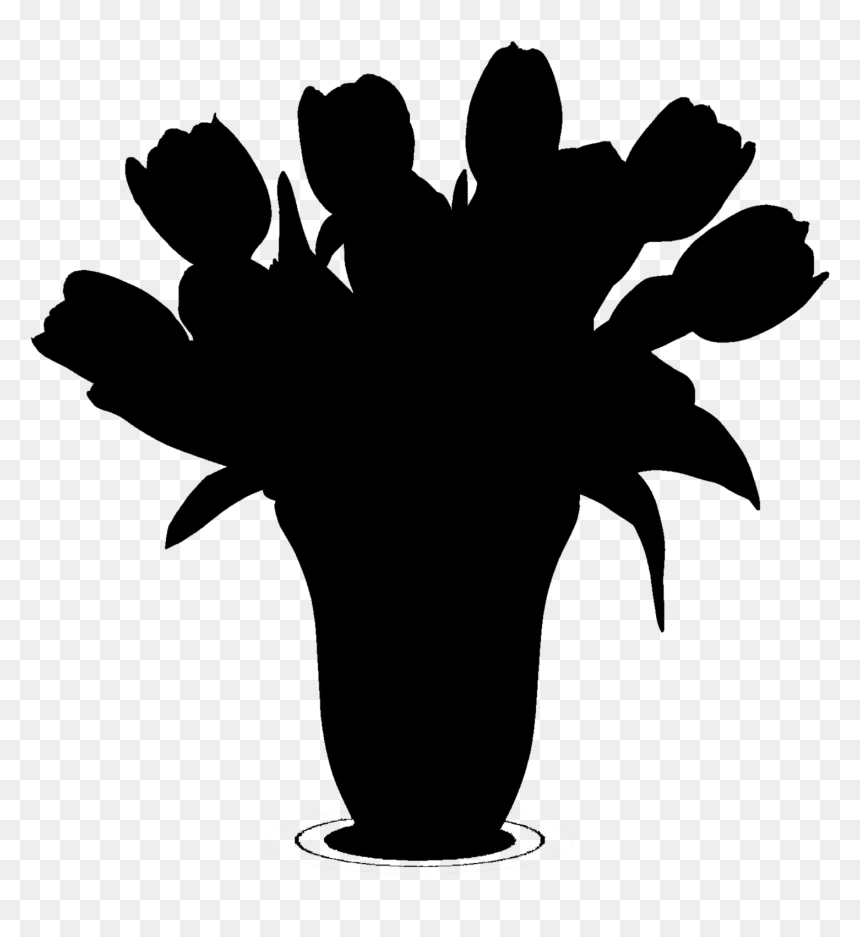 Silhouette Leaf Tree Finger Hd Image Free Png Clipart - Illustration, Transparent Png - flowers silhouette png