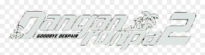 #superdanganronpa2 #danganronpa #english #logo #white - Fictional Character, HD Png Download - danganronpa logo png