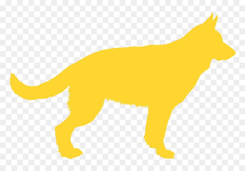 Cat, HD Png Download - german shepherd silhouette png