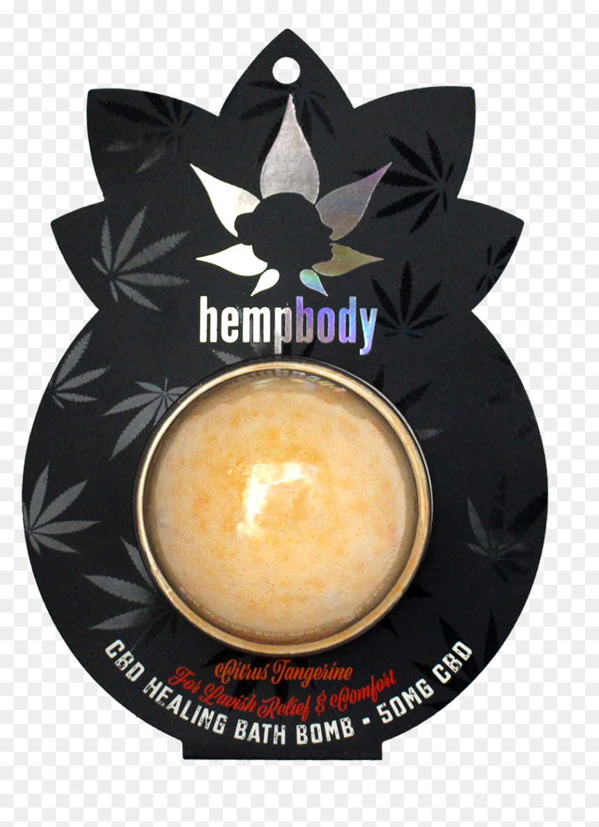 Hempbody Citrus Tangerine Bath Bomb - Bath Bomb, HD Png Download - tangerine png