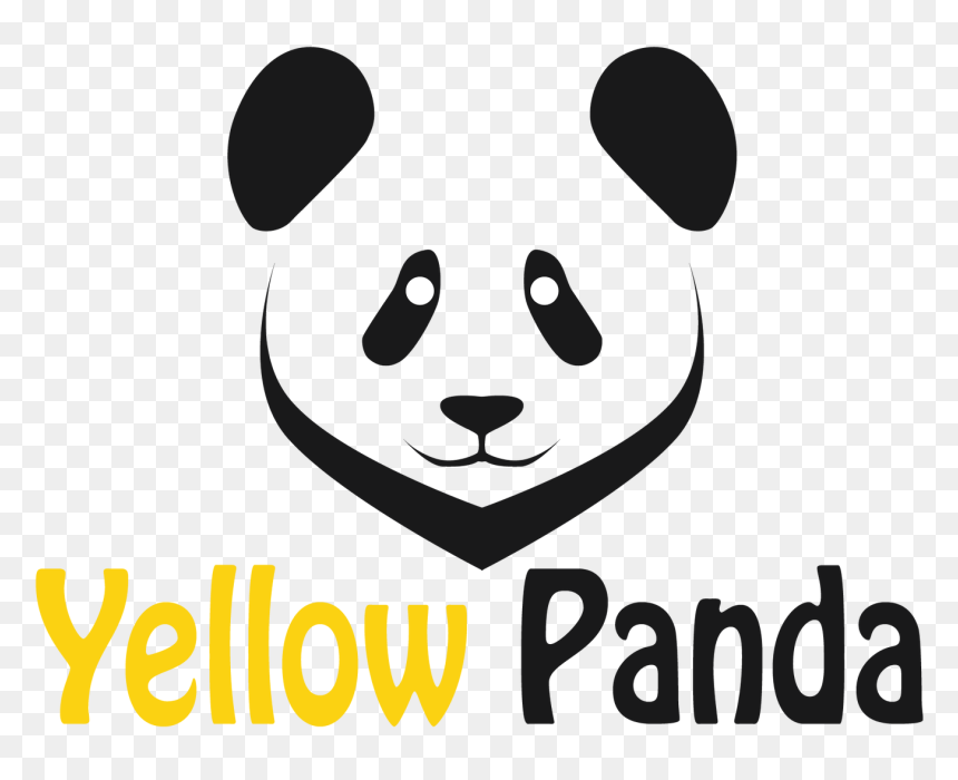 Yellow Panda Icon - Cartoon, HD Png Download - panda logo png