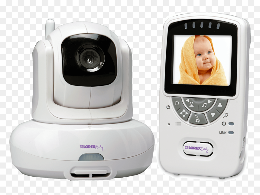 Video Baby Monitor With Wireless Camera, Night Vision - Lorex Baby Monitor, HD Png Download - iphone camera screen png