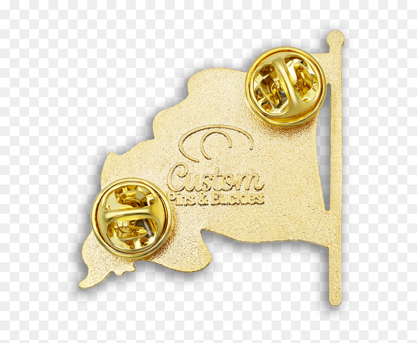 Gold, HD Png Download - american flag pin png