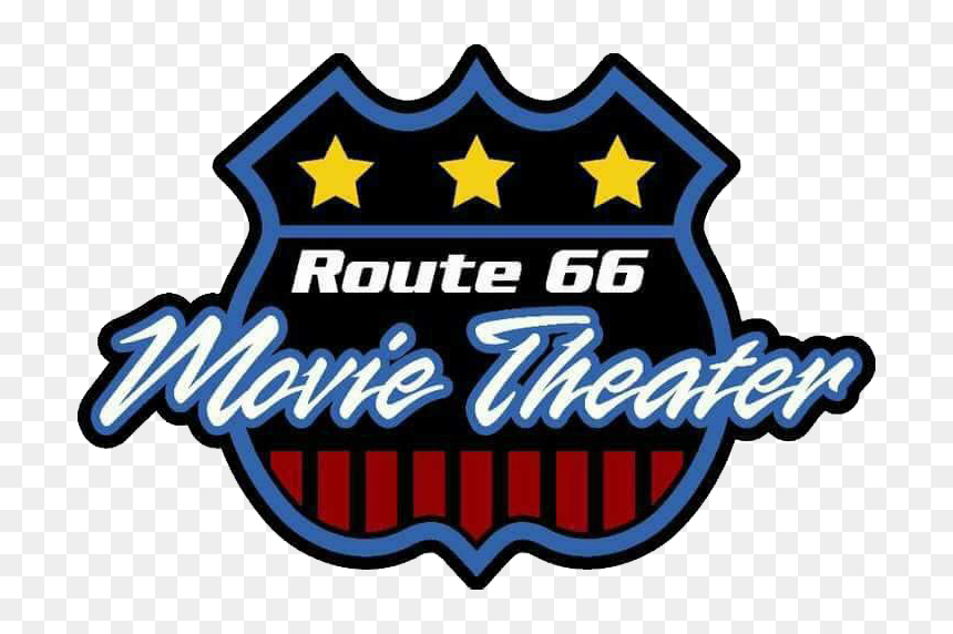 Route 66 Movie Theater Logo - Emblem, HD Png Download - route 66 logo png
