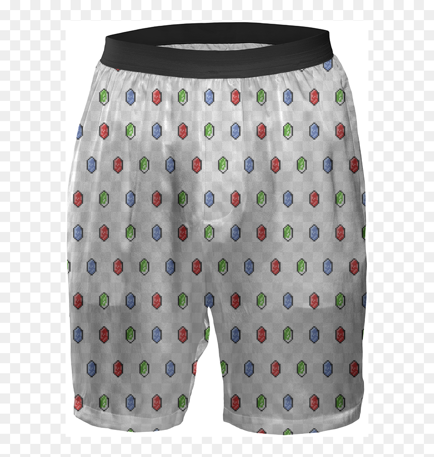 Zelda Rupee Shorts $78 - Board Short, HD Png Download - zelda rupee png