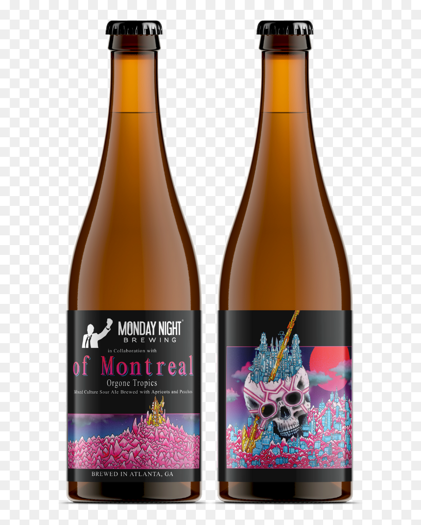 Orgone Tropics Bottles For Web - Glass Bottle, HD Png Download - mischief managed png
