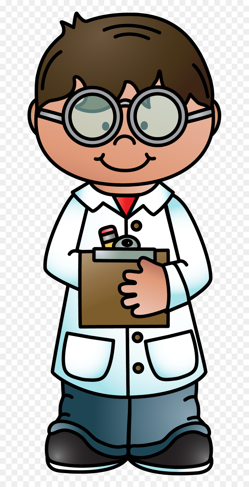 Scientist Clipart Recording - Melonheadz Scientist Clipart, HD Png Download - scientist clipart png