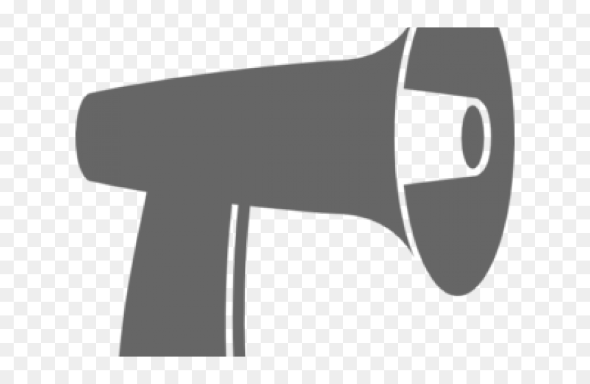 Cheerleader Megaphone Clipart - Megaphne Clipart, HD Png Download - cheerleader clipart png