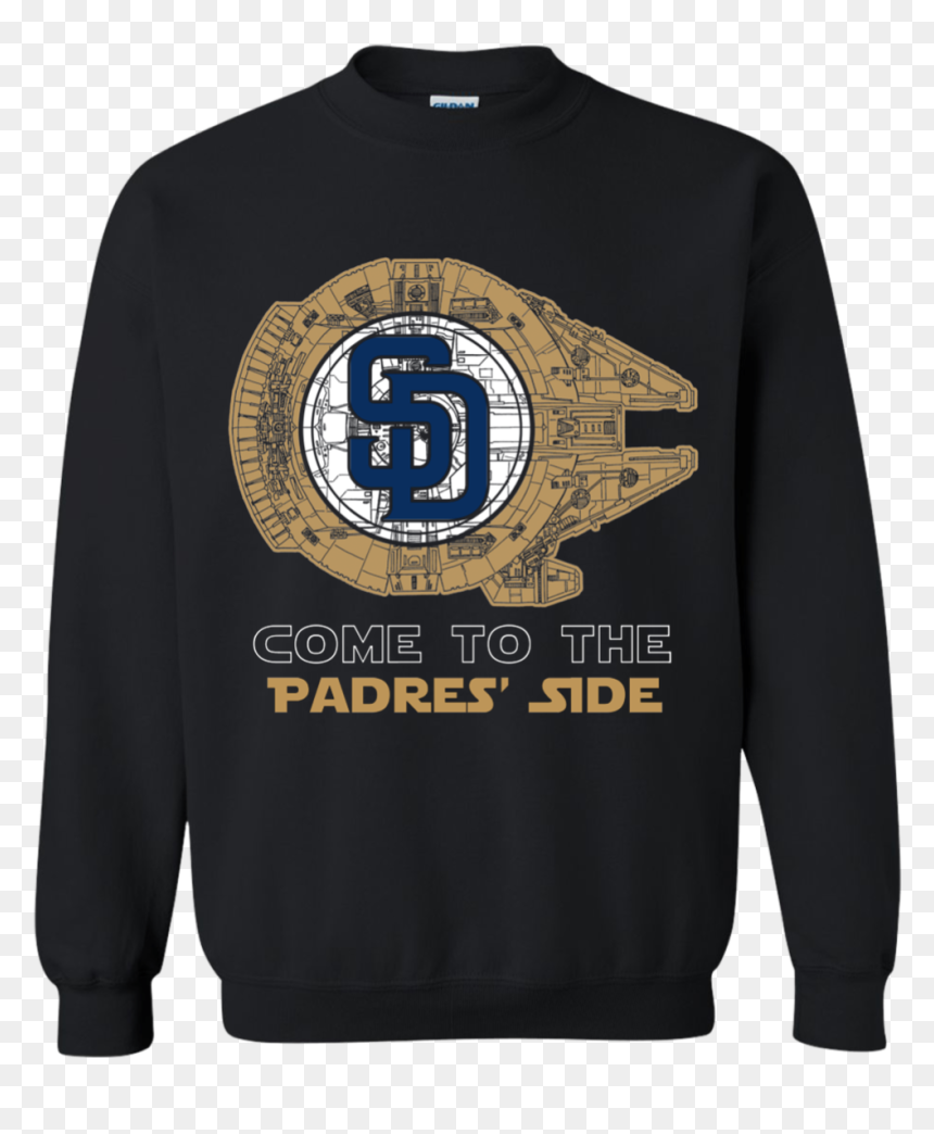 Mlb Come To The San Diego Padres Side Star Wars T-shirt - Boston Bruins Star Wars, HD Png Download - padres png