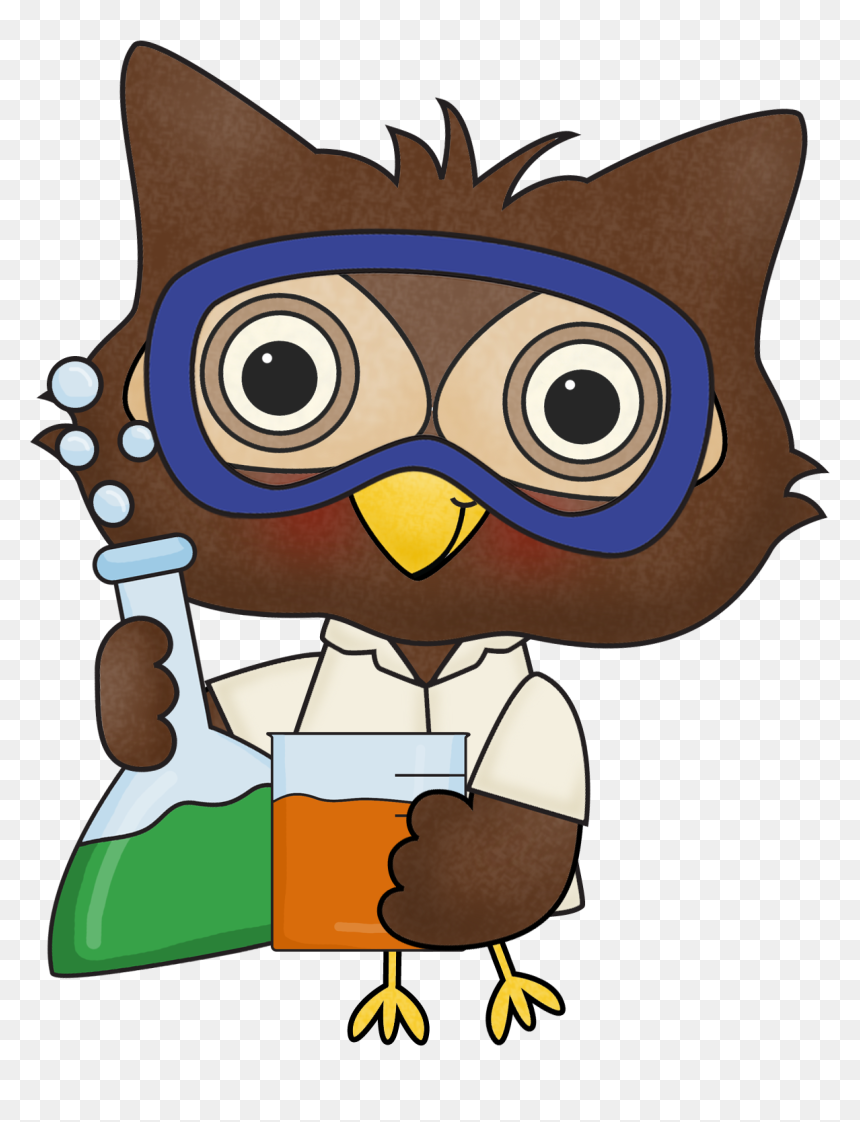 Clip Art Owl Science, HD Png Download - scientist clipart png