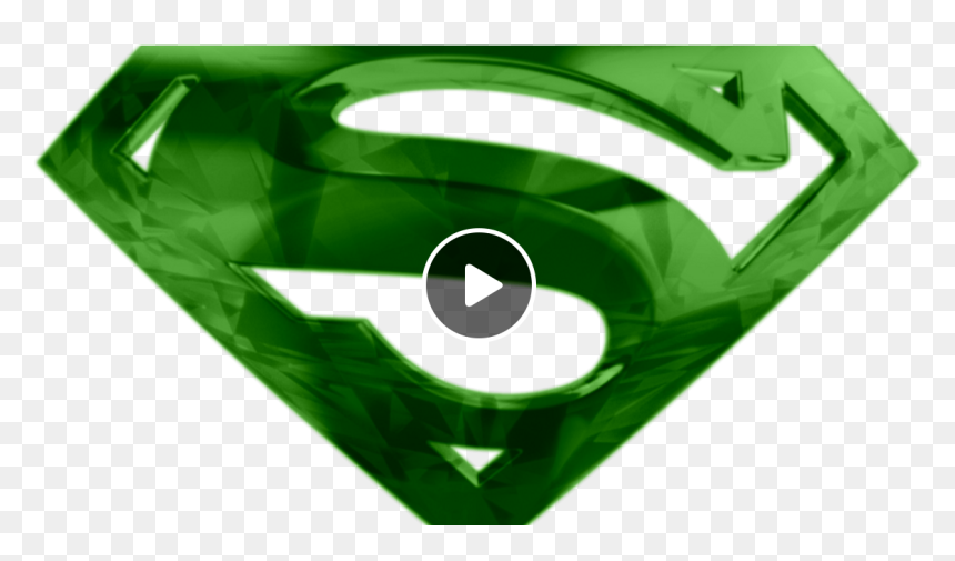 Blue Superman Logo Png, Transparent Png - green lantern symbol png
