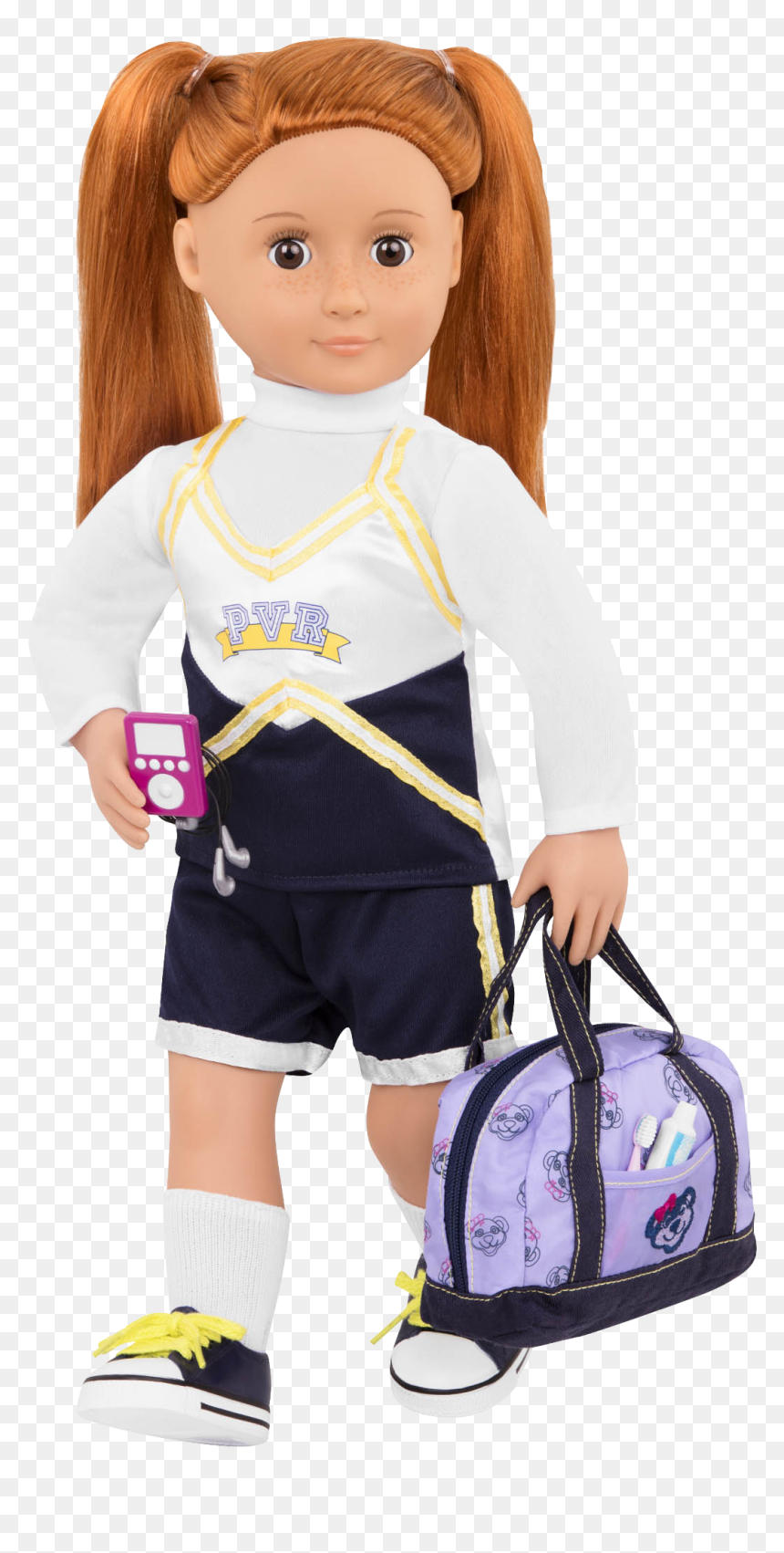 Soft Tennis Clipart , Png Download - Doll, Transparent Png - cheerleader clipart png